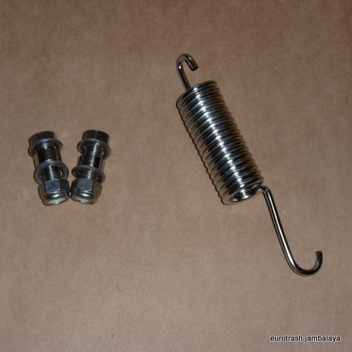 STAINLESS Norton Centerstand Spring/Bolt/Spacer SET 750 Commando